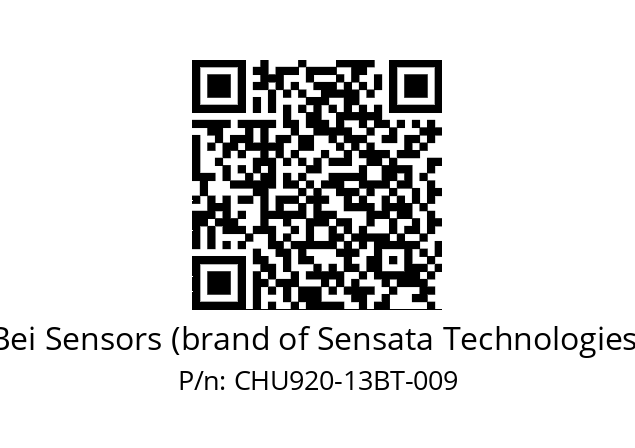  CHU9_20//5CNB//13//C3R020//U0DA-- Bei Sensors (brand of Sensata Technologies) CHU920-13BT-009