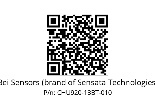  CHU9_20//PCSG//13//S5R020//U0D4-- Bei Sensors (brand of Sensata Technologies) CHU920-13BT-010