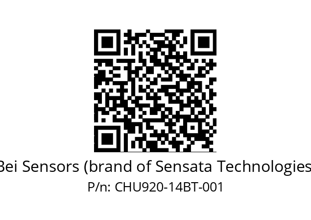  CHU9_20//PC5G//14//C1R//U0---- Bei Sensors (brand of Sensata Technologies) CHU920-14BT-001