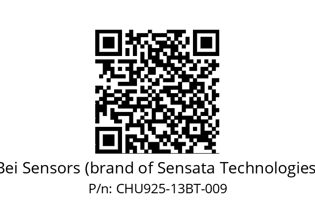  CHU9_25//PCSG//13//S5R020//U0DA-- Bei Sensors (brand of Sensata Technologies) CHU925-13BT-009