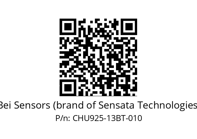  CHU9_25//PCPB//13//S6R//U0---- Bei Sensors (brand of Sensata Technologies) CHU925-13BT-010