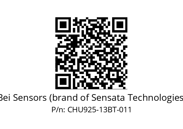  CHU9_25//5CNB//13//C3R020//U0DA-- Bei Sensors (brand of Sensata Technologies) CHU925-13BT-011