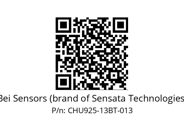  CHU9_25//PCPB//13//S6R//U0DA-- Bei Sensors (brand of Sensata Technologies) CHU925-13BT-013