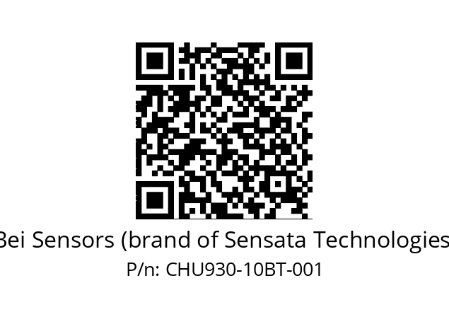  CHU9_30//2CDG//10//C3R020// Bei Sensors (brand of Sensata Technologies) CHU930-10BT-001