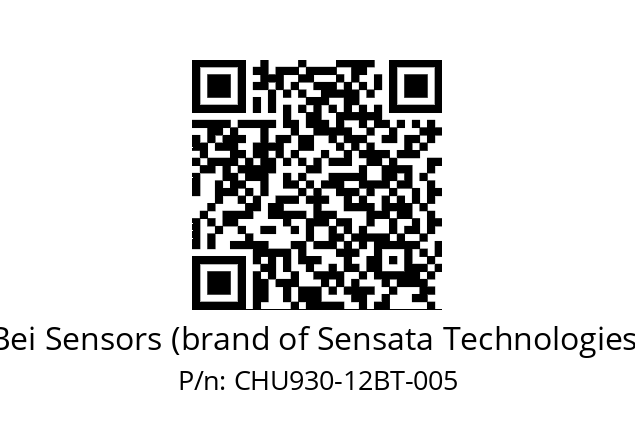  CHU9_30//5CNB//12//CPR// Bei Sensors (brand of Sensata Technologies) CHU930-12BT-005