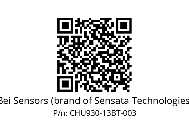  CHU9_30//PC5G//13//CPR// Bei Sensors (brand of Sensata Technologies) CHU930-13BT-003