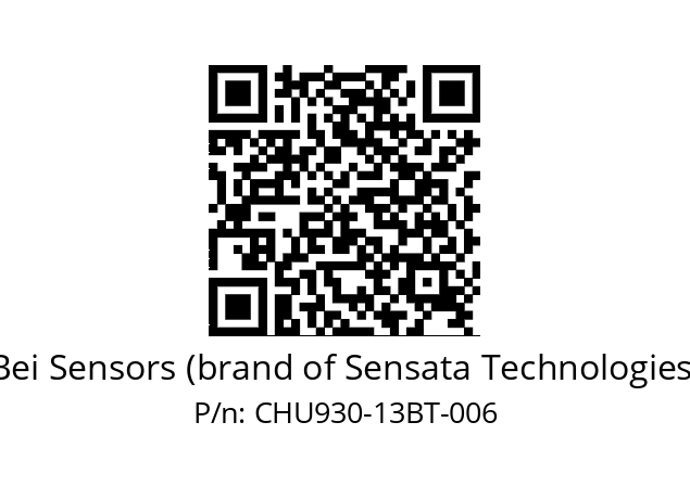  CHU9_30//5C5B//13//CPR// Bei Sensors (brand of Sensata Technologies) CHU930-13BT-006