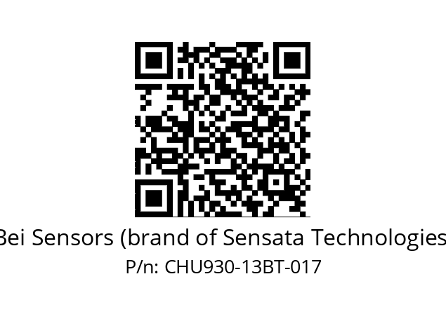  CHU9_30//PCSB//13//S5R020// Bei Sensors (brand of Sensata Technologies) CHU930-13BT-017