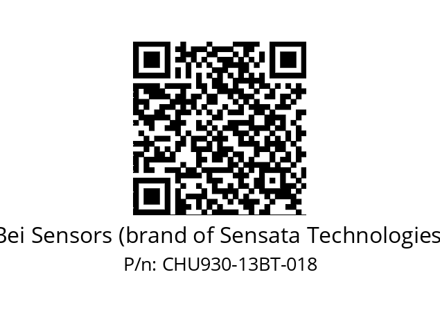  CHU9_30//PCSG//13//S5R050// Bei Sensors (brand of Sensata Technologies) CHU930-13BT-018