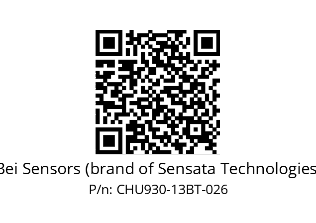  CHU9_30//5CNB//13//C3R100//--DA-- Bei Sensors (brand of Sensata Technologies) CHU930-13BT-026