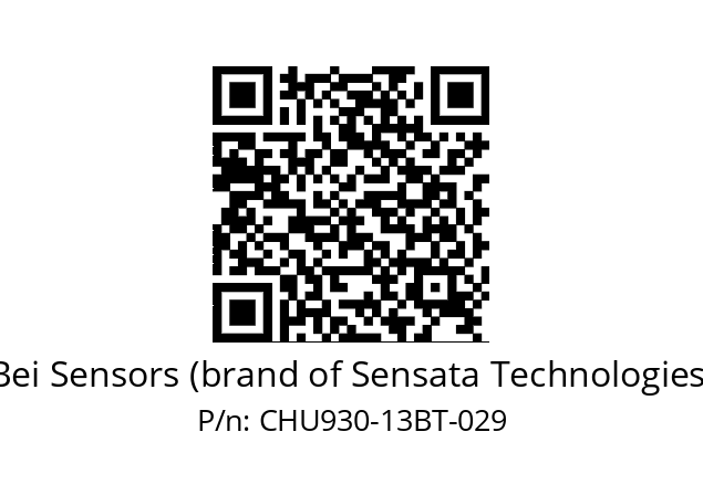  CHU9_30//PCPG//13//S5R050// Bei Sensors (brand of Sensata Technologies) CHU930-13BT-029