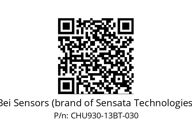  CHU9_30//PCSB//13//S6R// Bei Sensors (brand of Sensata Technologies) CHU930-13BT-030