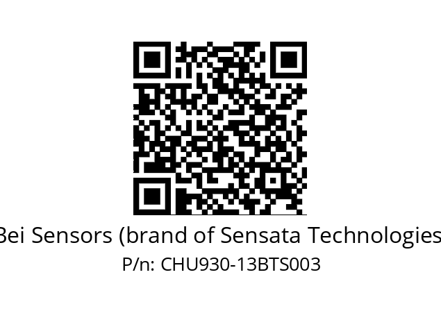  CHU9S30//PCSB/0E/13//SBR// Bei Sensors (brand of Sensata Technologies) CHU930-13BTS003