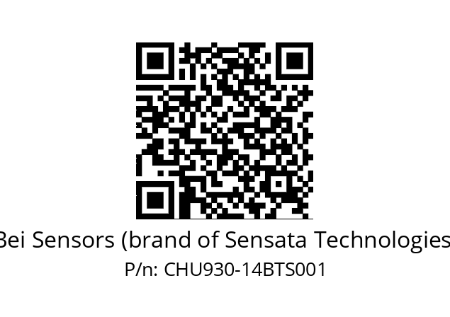  CHU9S30//PC5G//14//C1R/0V/--D4-- Bei Sensors (brand of Sensata Technologies) CHU930-14BTS001