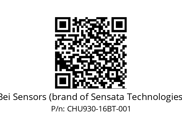  CHU9_30//PCSG//16//S6R// Bei Sensors (brand of Sensata Technologies) CHU930-16BT-001