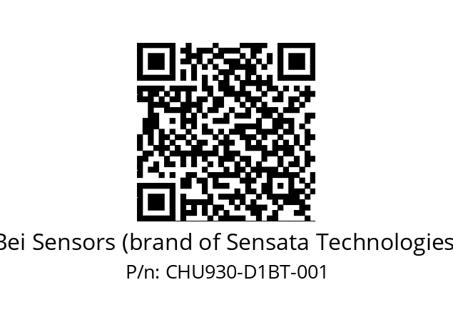  CHU9_30//5C5E//D1//CPR// Bei Sensors (brand of Sensata Technologies) CHU930-D1BT-001