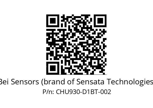  CHU9_30//5C5E//D1//CPR//--D4-- Bei Sensors (brand of Sensata Technologies) CHU930-D1BT-002