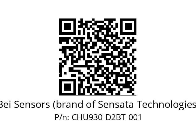  CHU9_30//5C5E//D2//CPR//--D4-- Bei Sensors (brand of Sensata Technologies) CHU930-D2BT-001