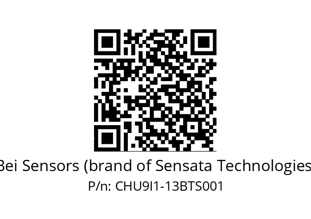  CHU9SI1//PCSB/0E/13//SBR//U0---- Bei Sensors (brand of Sensata Technologies) CHU9I1-13BTS001