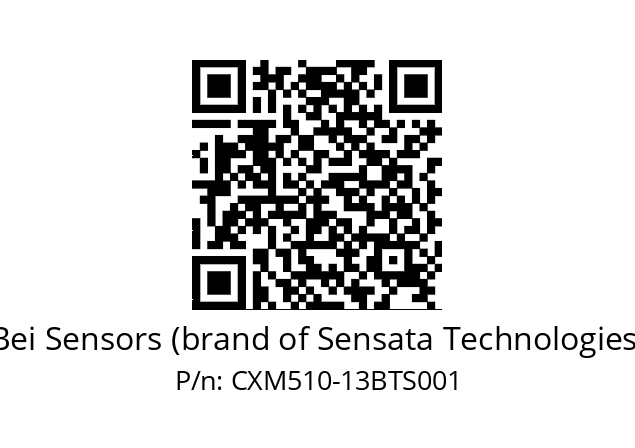  CXM5S10/AA/PC5G//13//TFA020// Bei Sensors (brand of Sensata Technologies) CXM510-13BTS001