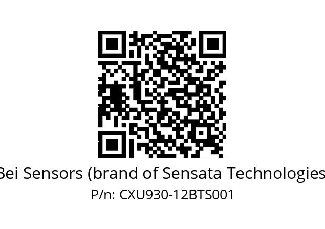  CXU9S30//5C5G//12//CPR/01/ Bei Sensors (brand of Sensata Technologies) CXU930-12BTS001