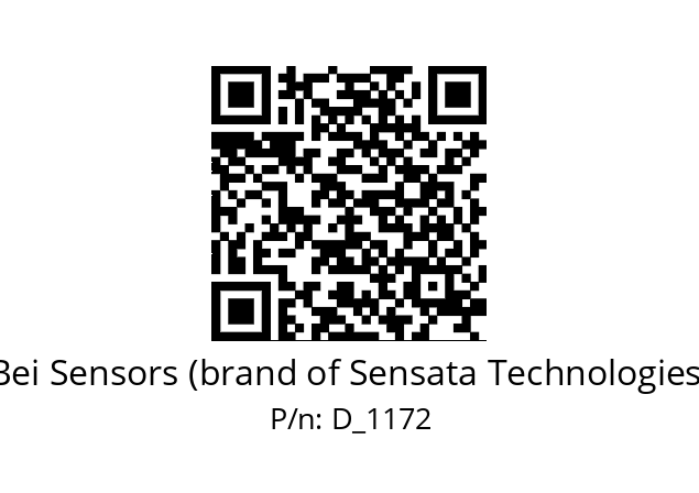  1-172 Bei Sensors (brand of Sensata Technologies) D_1172