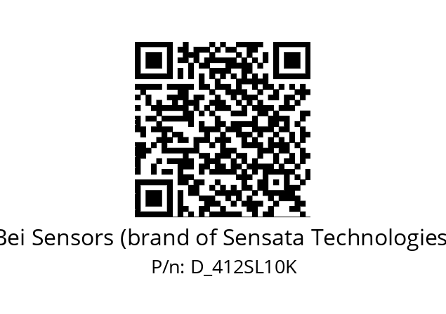  421 SL 10K Bei Sensors (brand of Sensata Technologies) D_412SL10K