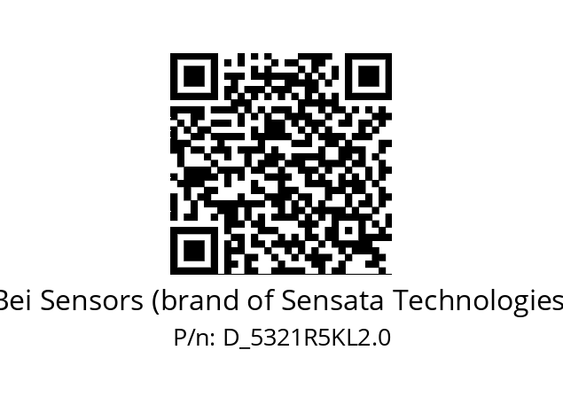  5321R5KL2.0 Bei Sensors (brand of Sensata Technologies) D_5321R5KL2.0