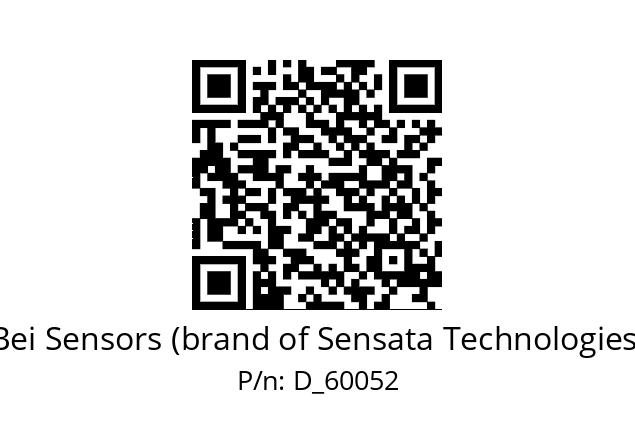  600-52 Bei Sensors (brand of Sensata Technologies) D_60052