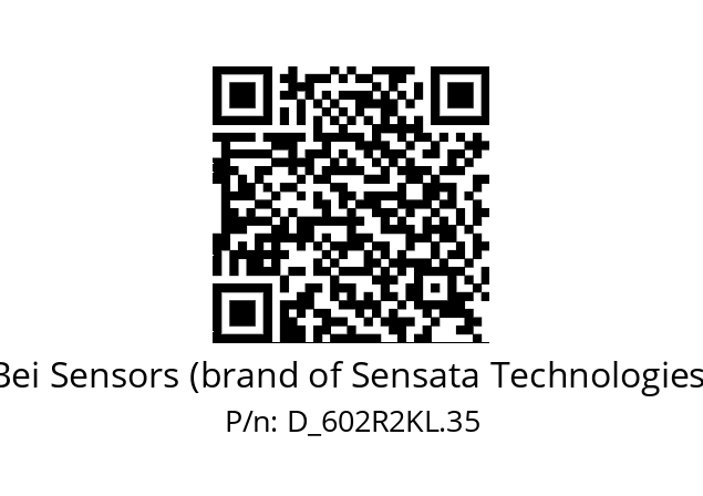  602R2KL.35 Bei Sensors (brand of Sensata Technologies) D_602R2KL.35