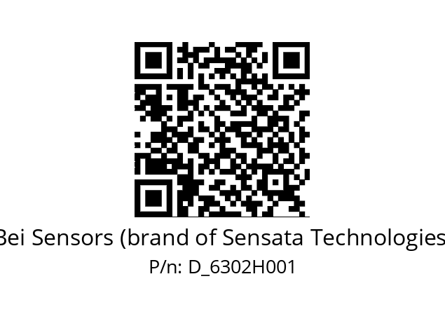  6302H001 Bei Sensors (brand of Sensata Technologies) D_6302H001