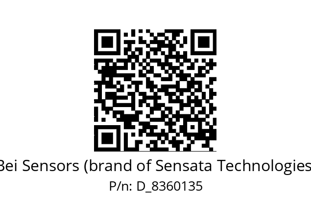  8360135 Bei Sensors (brand of Sensata Technologies) D_8360135