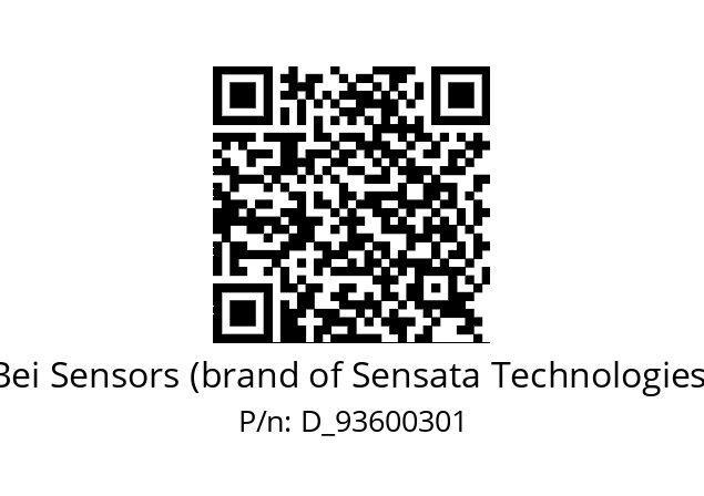  93600301 Bei Sensors (brand of Sensata Technologies) D_93600301