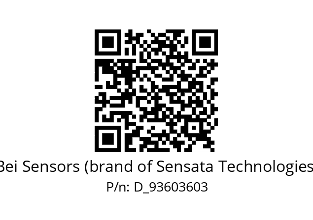  93603603 Bei Sensors (brand of Sensata Technologies) D_93603603