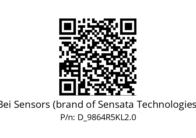  9864R5KL2.0 Bei Sensors (brand of Sensata Technologies) D_9864R5KL2.0