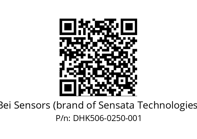  DHK5_06//5GT9//00250//G6R//D2M3-- Bei Sensors (brand of Sensata Technologies) DHK506-0250-001