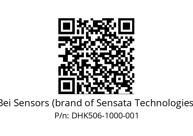  DHK5_06//2G29//01000//G8R//D2DK-- Bei Sensors (brand of Sensata Technologies) DHK506-1000-001