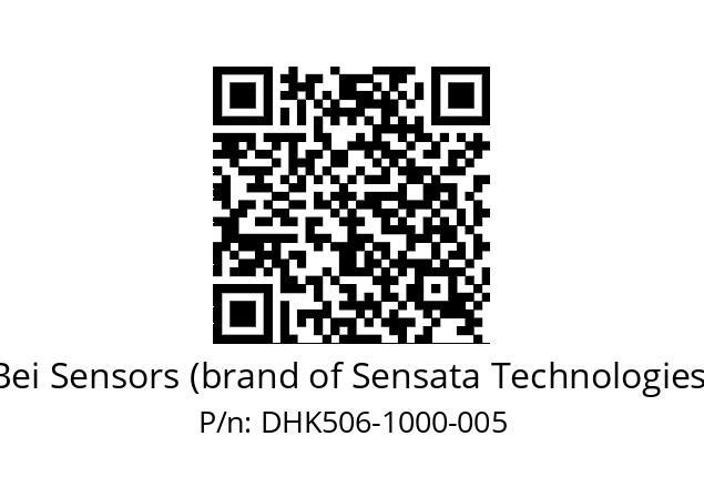  DHK5_06//RG59//01000//G6R//D2D3-- Bei Sensors (brand of Sensata Technologies) DHK506-1000-005