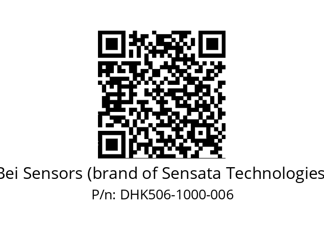  DHK5_06//RG59//01000//G6R//D2DK-- Bei Sensors (brand of Sensata Technologies) DHK506-1000-006