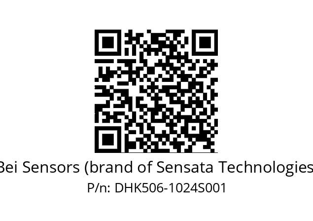  DHK5S06/1D/RG59//01024//G6R//--A9-- Bei Sensors (brand of Sensata Technologies) DHK506-1024S001