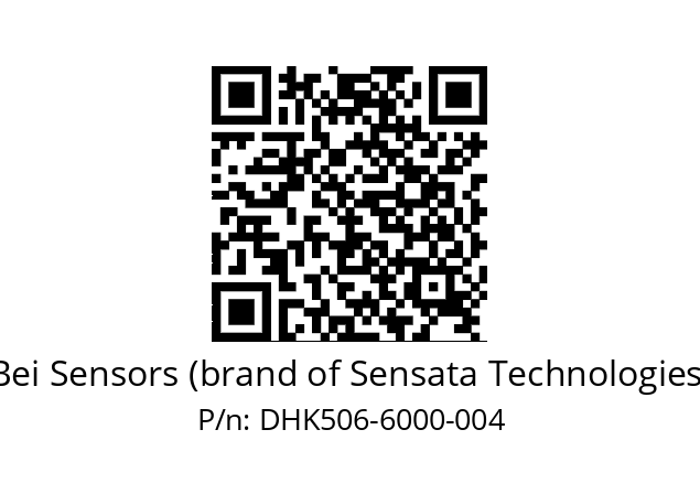  DHK5_06//2G29//06000//G6R//D2D3-- Bei Sensors (brand of Sensata Technologies) DHK506-6000-004