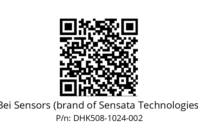  DHK5_08//2G29//01024//G3R020//D0DK-- Bei Sensors (brand of Sensata Technologies) DHK508-1024-002