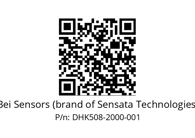  DHK5_08//RG57//02000//G6R// Bei Sensors (brand of Sensata Technologies) DHK508-2000-001