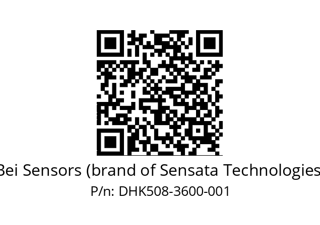  DHK5_08//RG59//03600//G3R020//--DK-- Bei Sensors (brand of Sensata Technologies) DHK508-3600-001