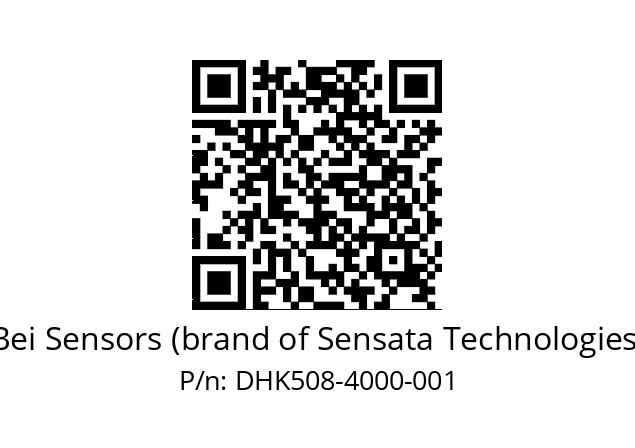  DHK5_08//RG59//04000//G3R020//--DK-- Bei Sensors (brand of Sensata Technologies) DHK508-4000-001