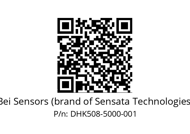  DHK5_08//2G29//05000//G6R//--DK-- Bei Sensors (brand of Sensata Technologies) DHK508-5000-001