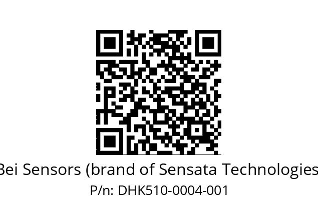  DHK5_10//RG59//00004//G3R030//D0DK-- Bei Sensors (brand of Sensata Technologies) DHK510-0004-001