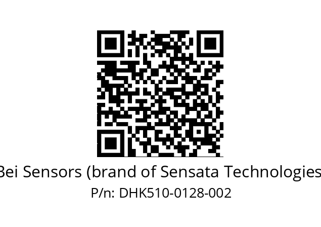  DHK5_10//RG59//00128//GPR020//D0D3-- Bei Sensors (brand of Sensata Technologies) DHK510-0128-002