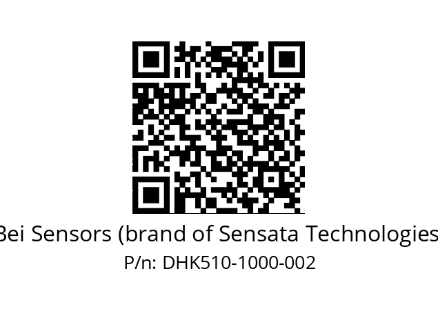  DHK5_10//RG59//01000//G5R//--DK-- Bei Sensors (brand of Sensata Technologies) DHK510-1000-002