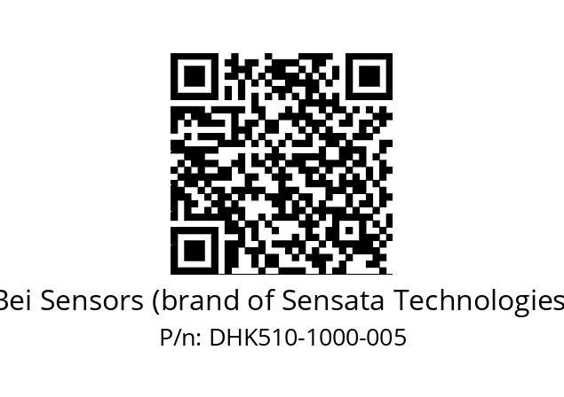  DHK5_10//RG59//01000//G3R020//--DK-- Bei Sensors (brand of Sensata Technologies) DHK510-1000-005